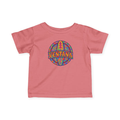 Ventana Psychedelic Treefish Logo - Infant 100% Cotton T-Shirt