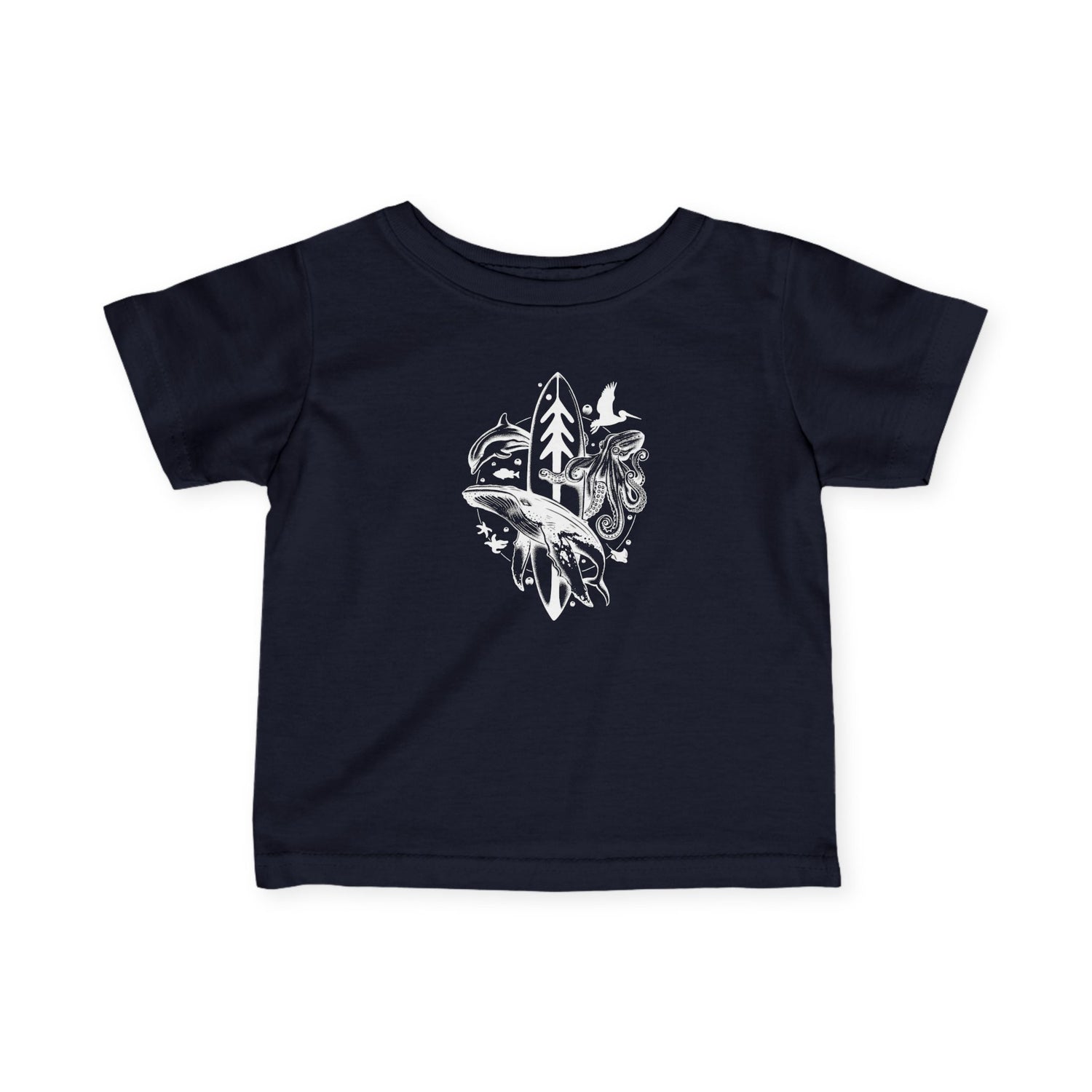 Ventana Monterey Bay by Thiago Bianchini - Infant 100% Cotton T-Shirt