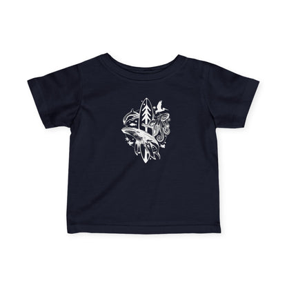 Ventana Monterey Bay by Thiago Bianchini - Infant 100% Cotton T-Shirt