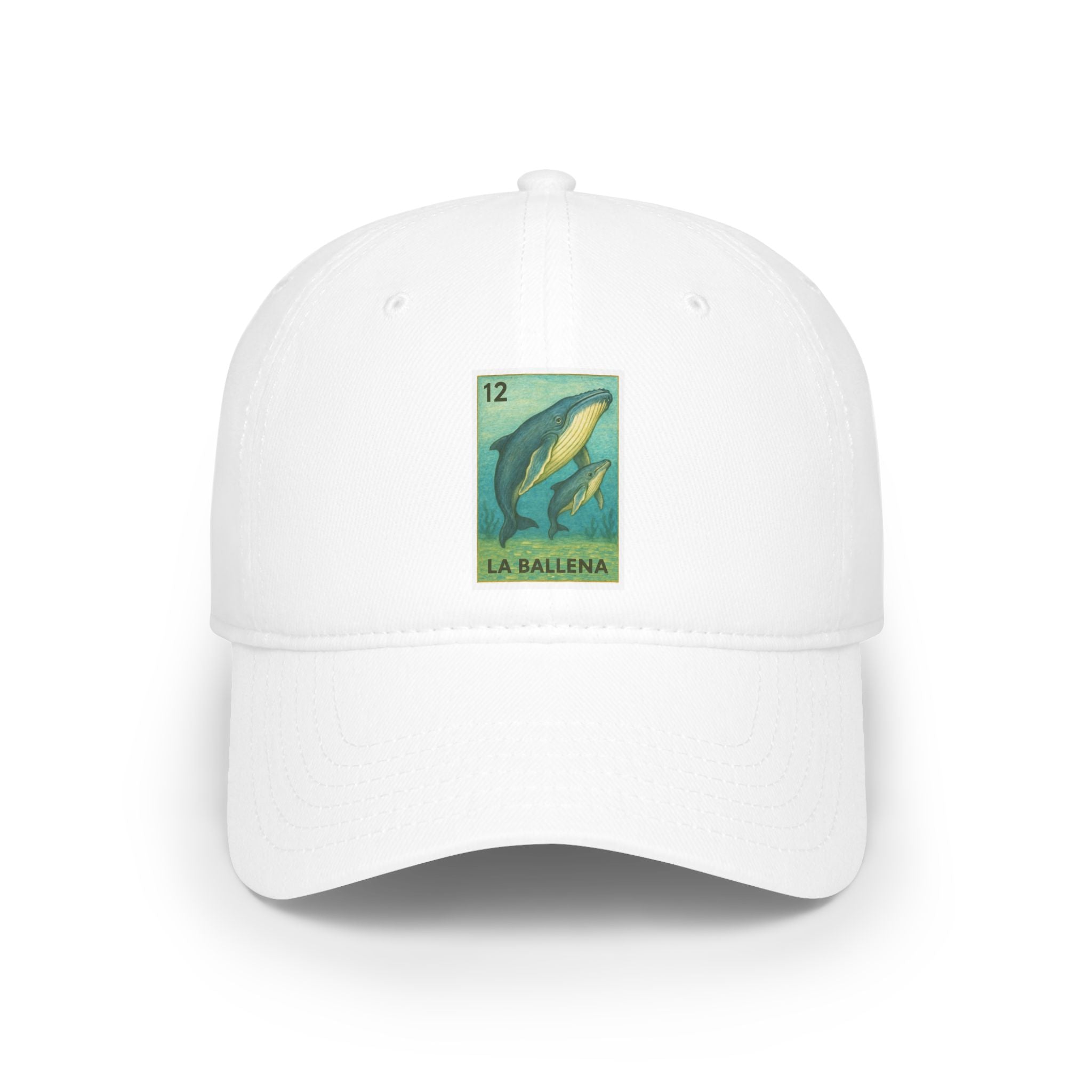 Whale Lotería Unisex - 100% Cotton Baseball Cap (La Ballena)