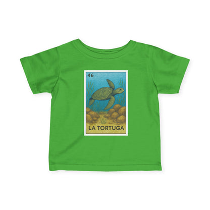 Turtle Lotería - Infant 100% Cotton T-Shirt (La Tortuga)