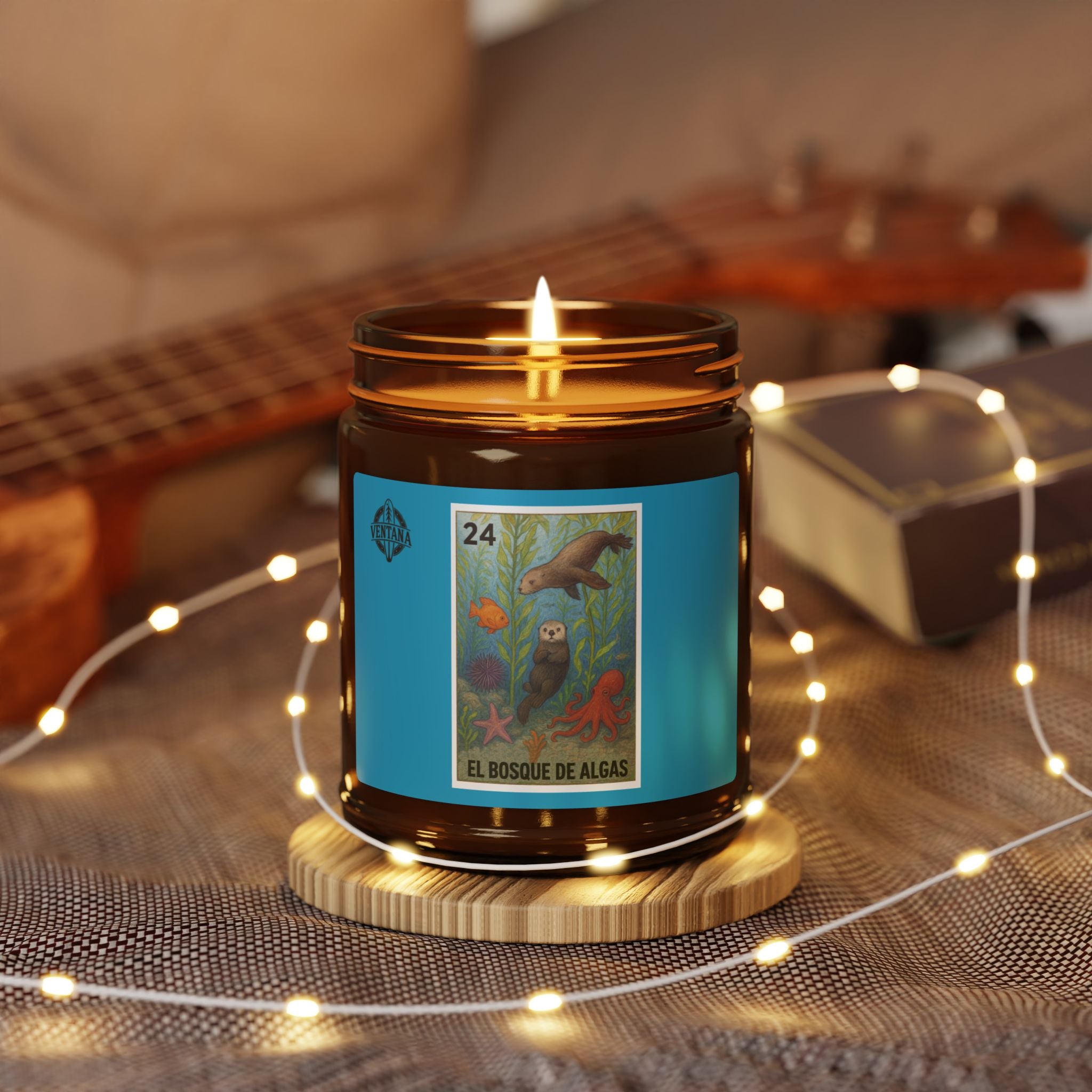 Kelp Forest Lotería - Scented Soy Candle (El Bosque de Algas)