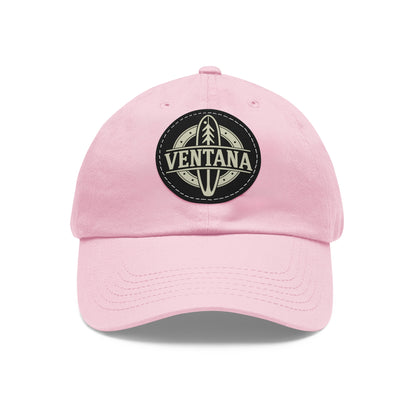Ventana Treefish Logo Vegan Leather Patch Hat