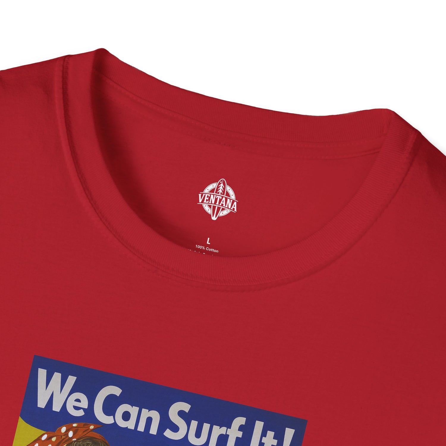 Rosie the Surfer Unisex - Soft Style U.S. Cotton T-Shirt