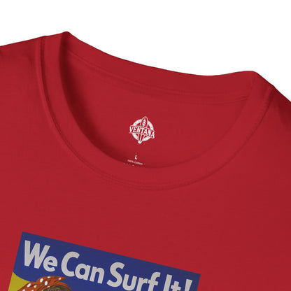 Rosie the Surfer Unisex - Soft Style U.S. Cotton T-Shirt