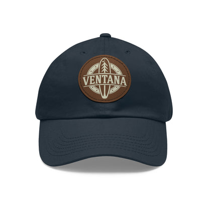 Ventana Treefish Logo Vegan Leather Patch Hat
