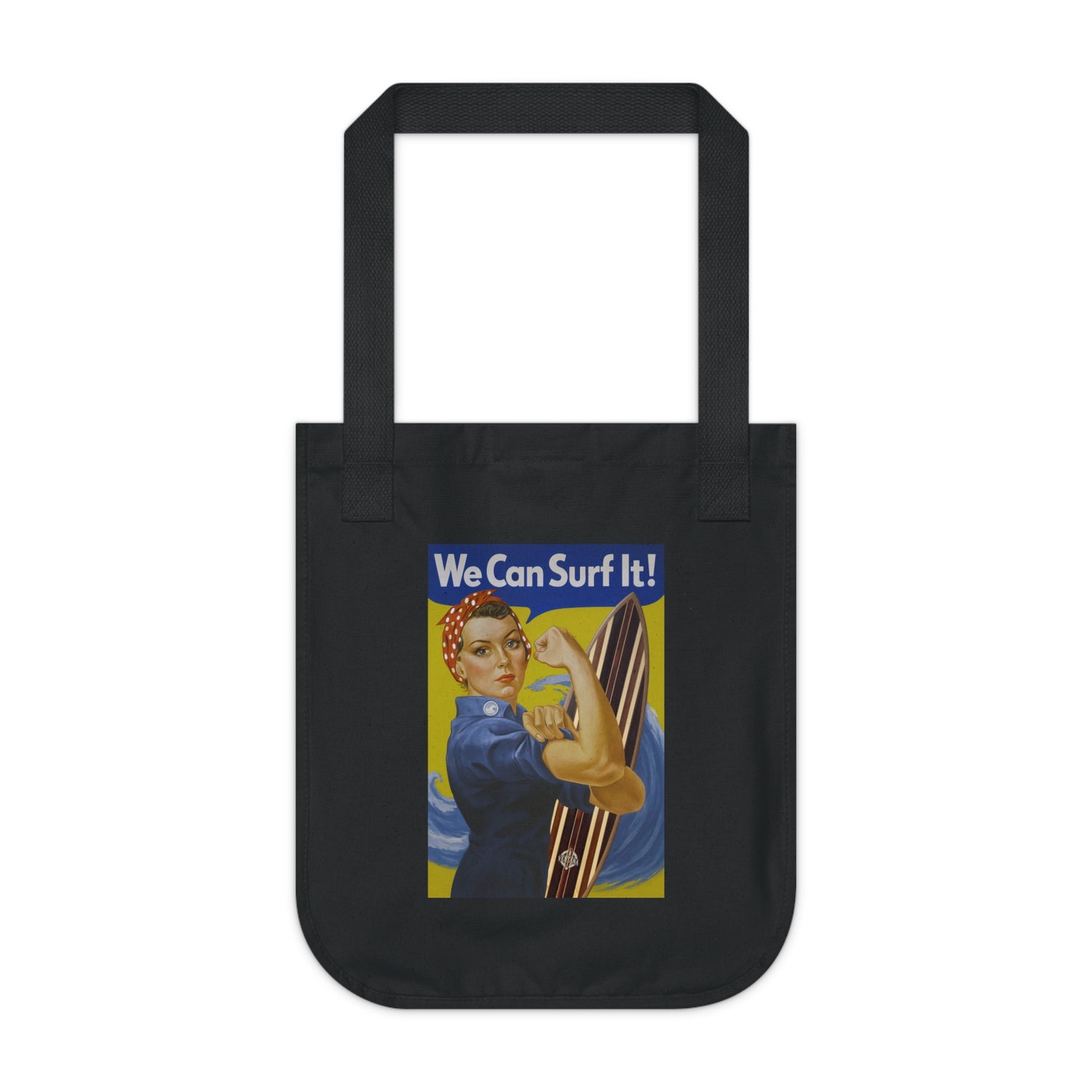 Rosie the Surfer Organic Cotton Tote Bag