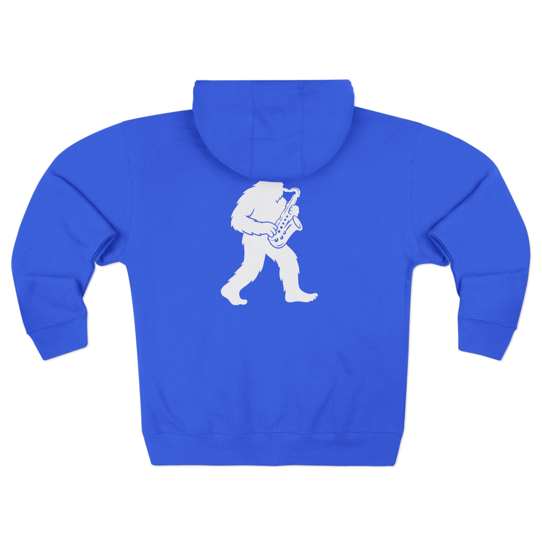 Ventana Saxsquatch Unisex - Zip Cotton Blend Fleece Hoodie