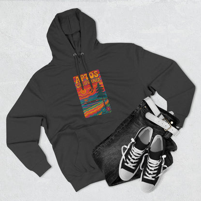 Aptos California Psychedelic Unisex - Pull-Over Cotton Blend Fleece Hoodie