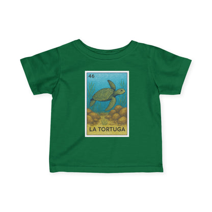 Turtle Lotería - Infant 100% Cotton T-Shirt (La Tortuga)