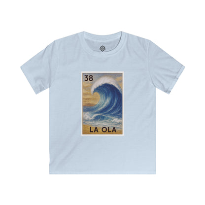 Wave Lotería Kids - Soft Style U.S. Cotton T-Shirt (La Ola)