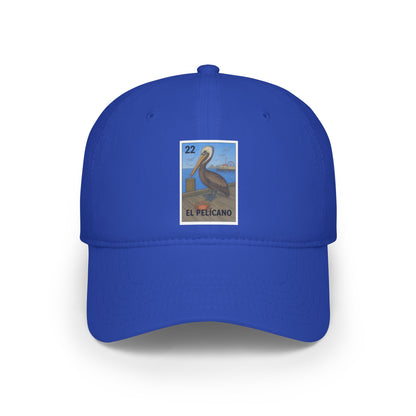 Pelican Lotería Unisex - 100% Cotton Baseball Cap (El Pelícano)