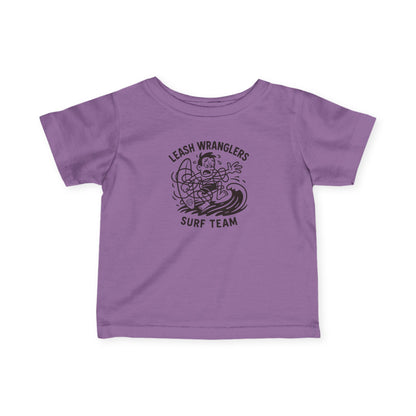 Leash Wranglers Surf Team - Infant 100% Cotton T-Shirt