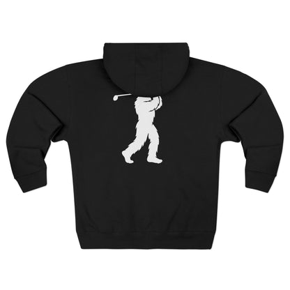 Ventana Golfsquatch Unisex - Zip Cotton Blend Fleece Hoodie
