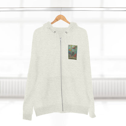 Kelp Forest Lotería Unisex - Zip Cotton Blend Fleece Hoodie (El Bosque de Algas)