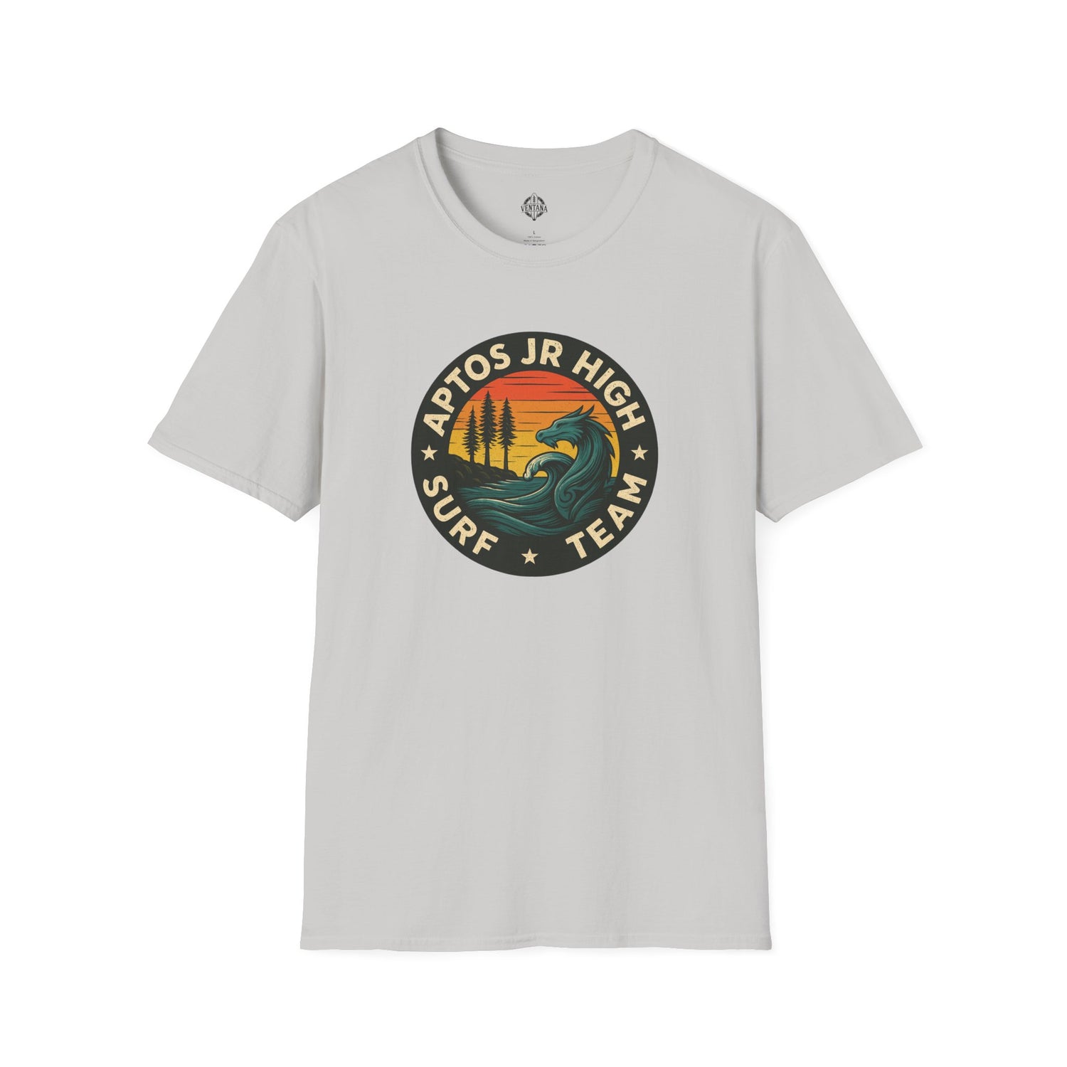 Aptos Junior High Surf Team Unisex - U.S. Cotton T-Shirt