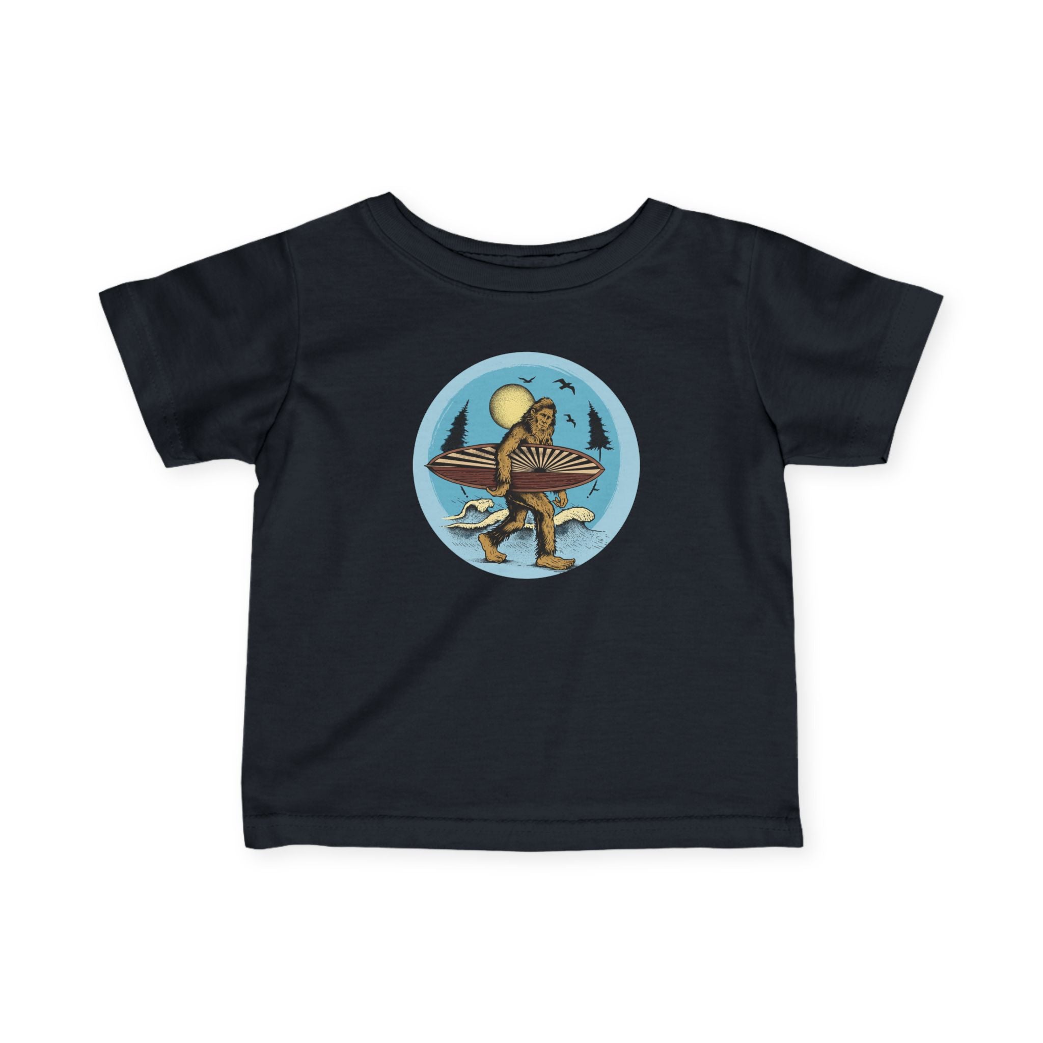 Ventana Surfsquatch by Thiago Bianchini - Infant 100% Cotton T-Shirt