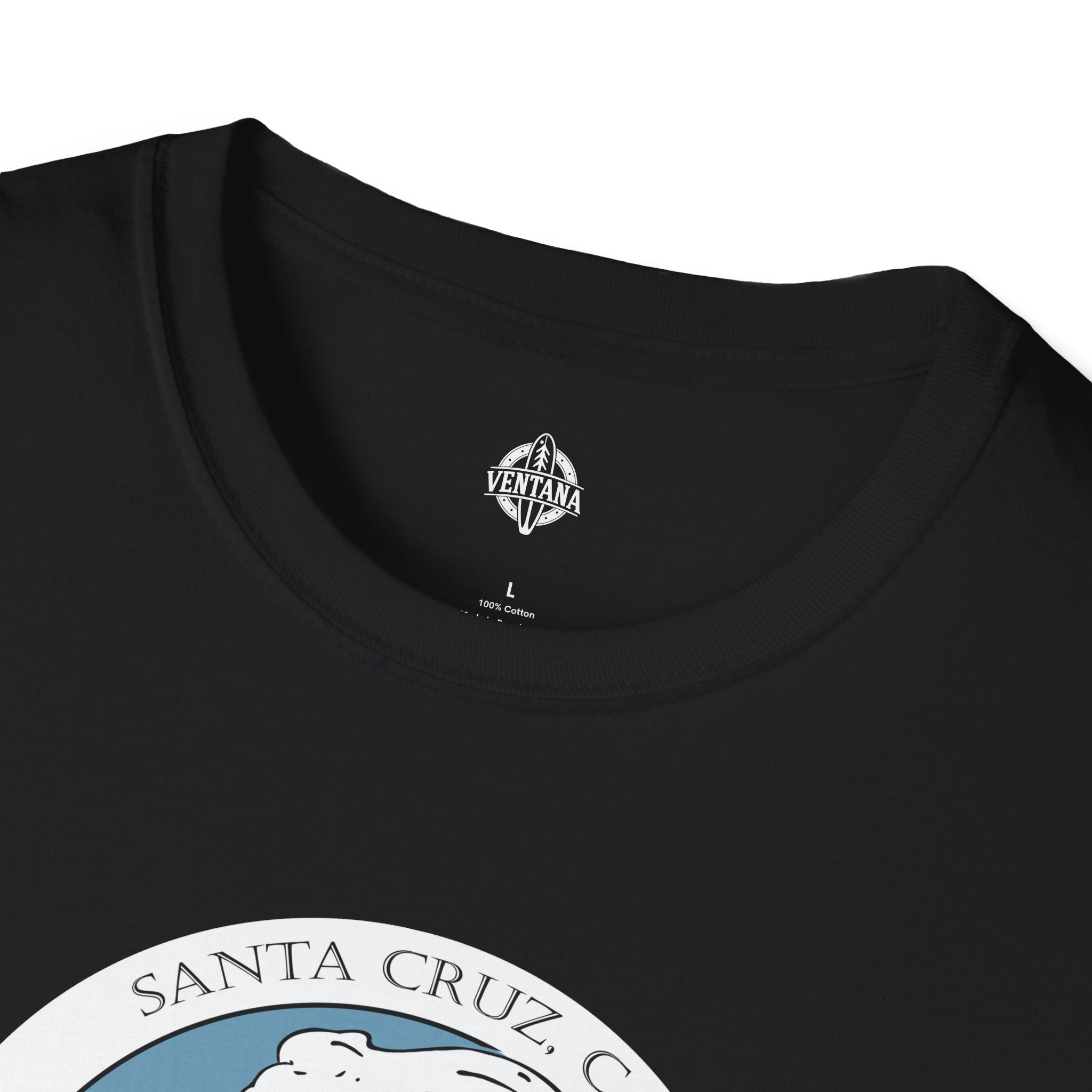 Surf with Otter 841 by Thiago Bianchini Unisex - Soft Style U.S. Cotton T-Shirt