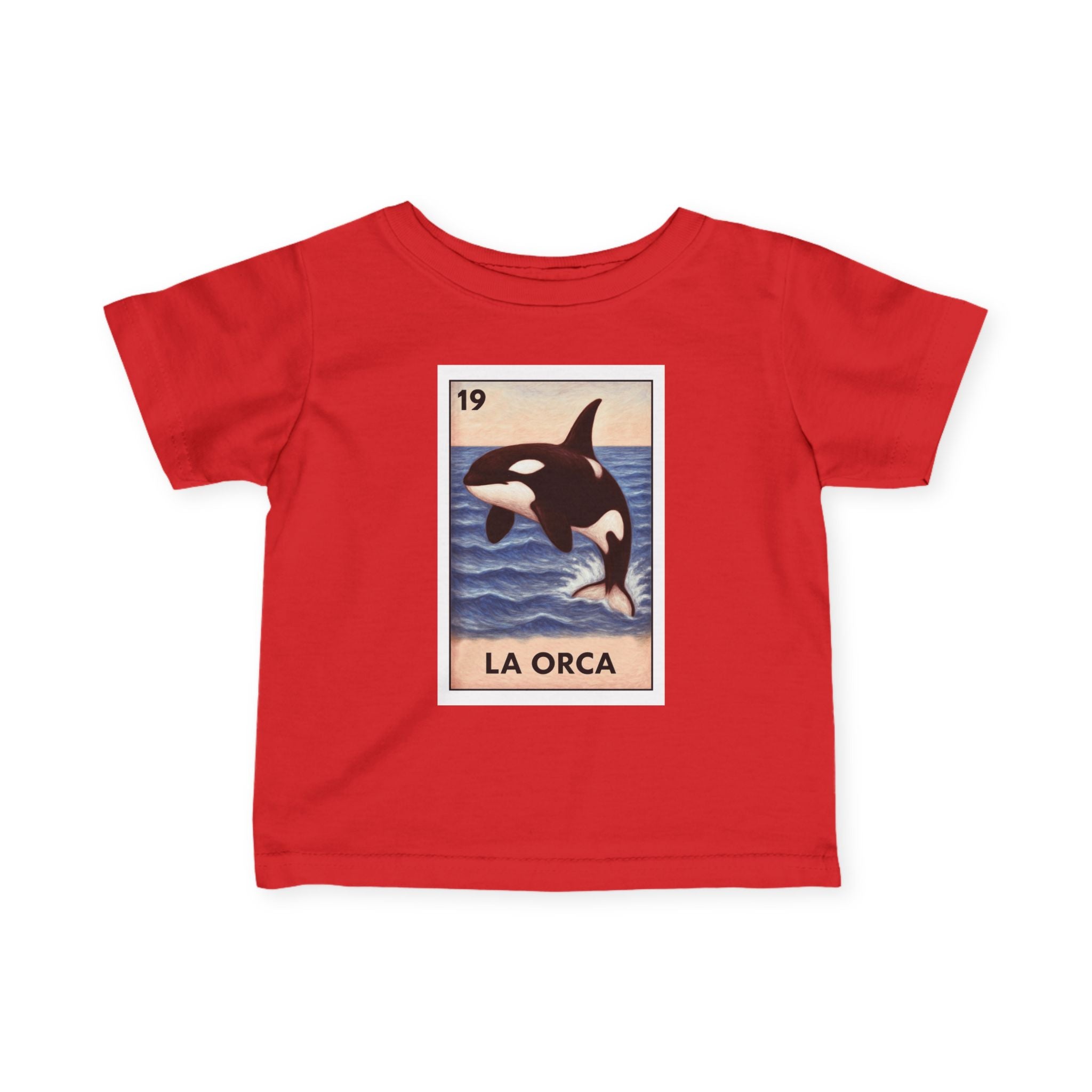 Orca Lotería - Infant 100% Cotton T-Shirt (La Orca)