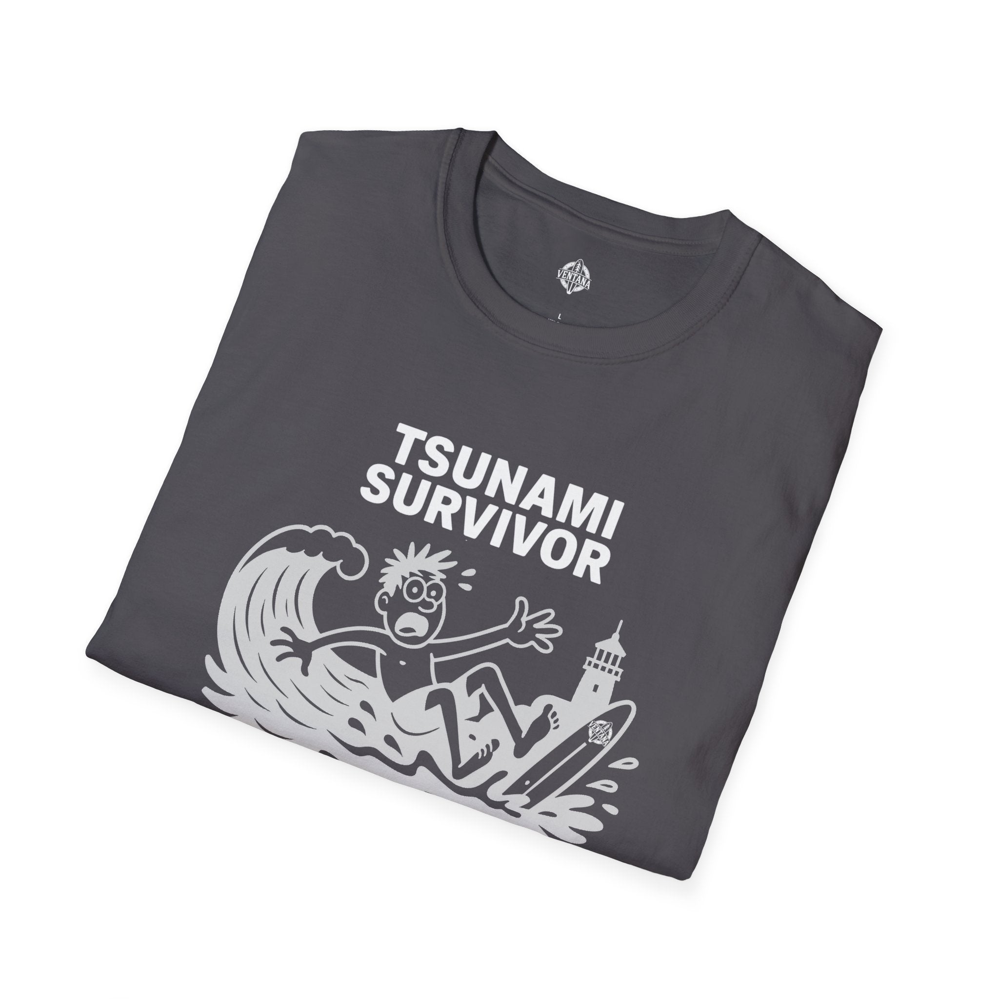 Tsunami Survivor Unisex - Soft Style U.S. Cotton T-Shirt