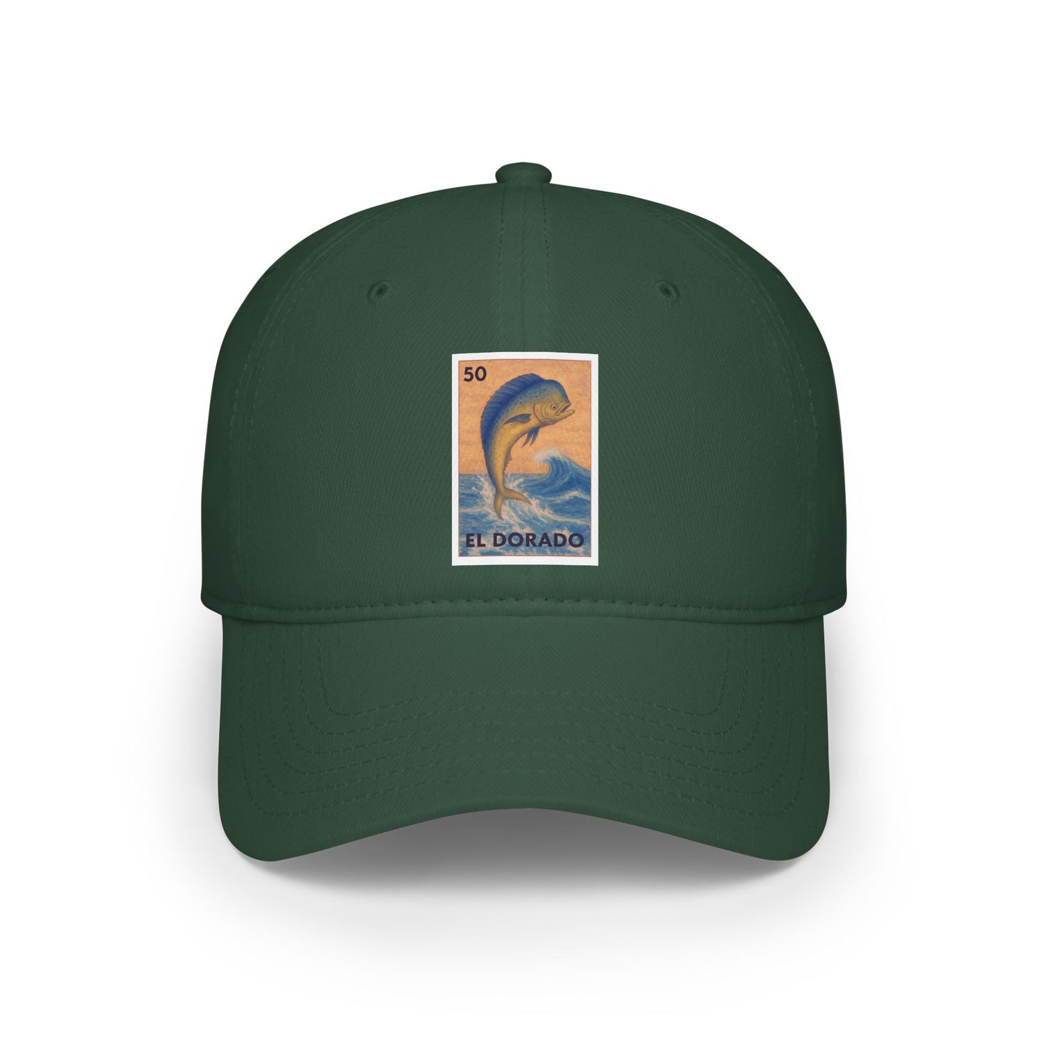 Dorado Lotería Unisex - 100% Cotton Baseball Cap (El Tiburón)