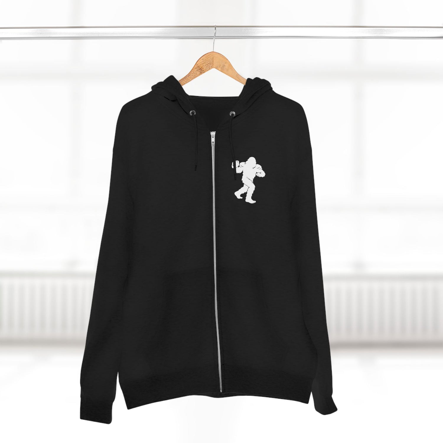Ventana Snapsquatch Unisex - Zip Cotton Blend Fleece Hoodie