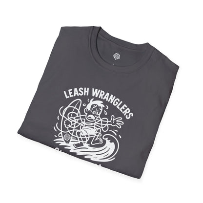 Leash Wranglers Surf Team Unisex - Soft Style U.S. Cotton T-Shirt
