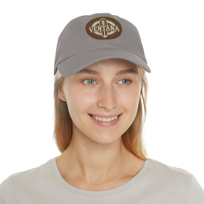 Ventana Treefish Logo Vegan Leather Patch Hat