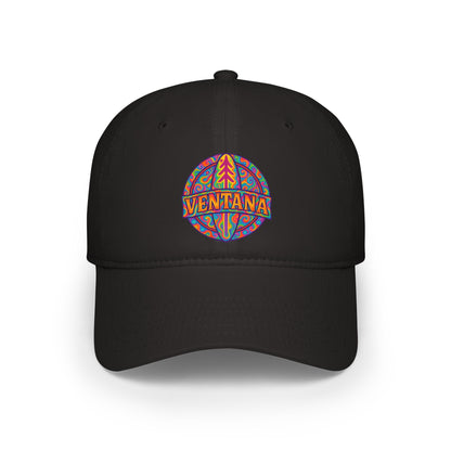 Ventana Psychedelic Treefish Logo - 100% Cotton Baseball Cap