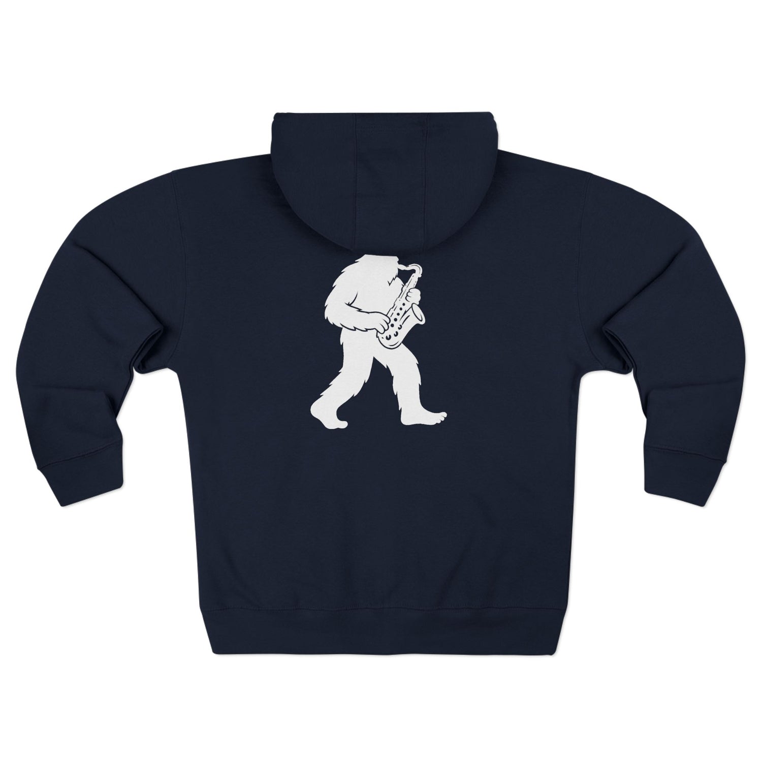 Ventana Saxsquatch Unisex - Zip Cotton Blend Fleece Hoodie