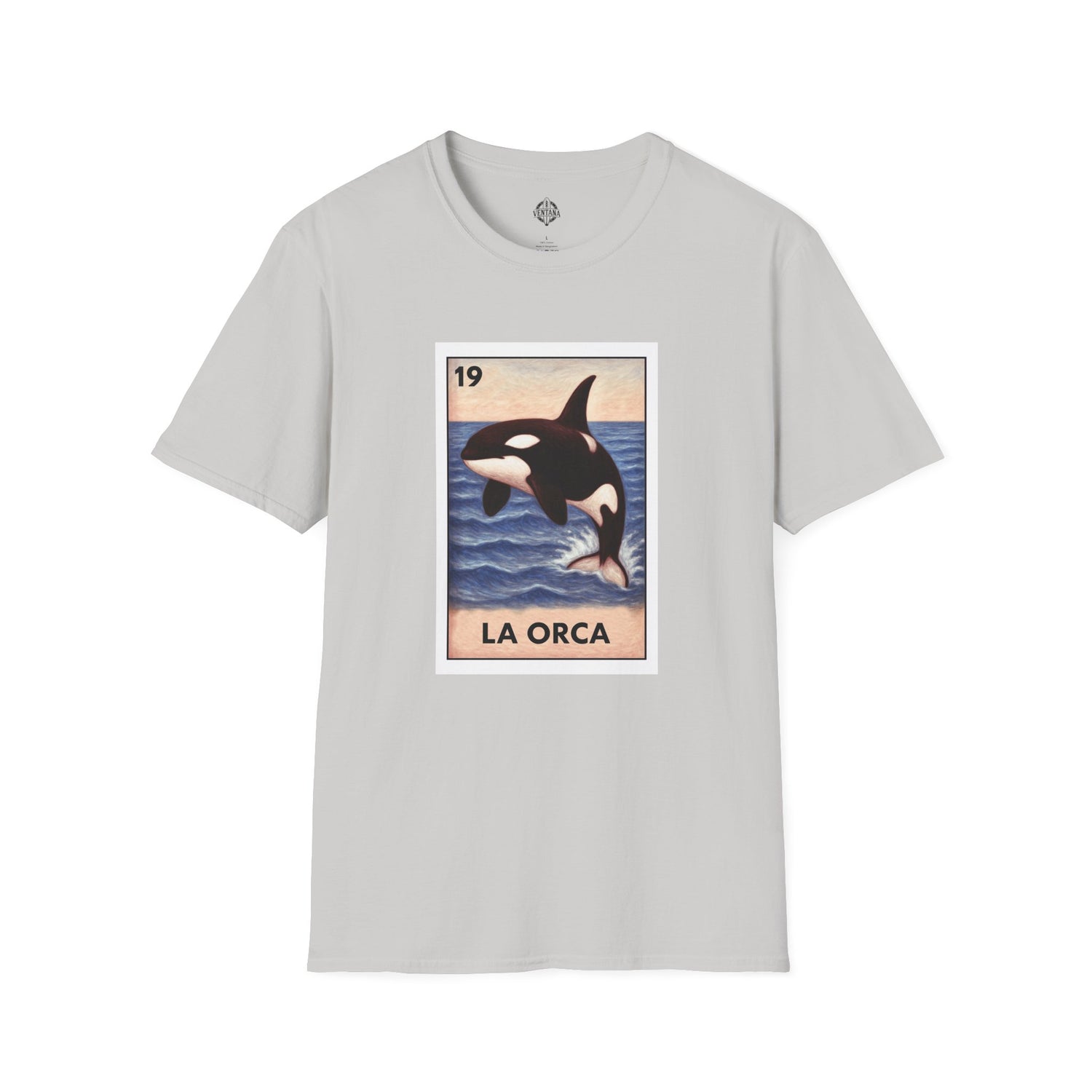 Orca Lotería Unisex - Soft Style U.S. Cotton T-Shirt (La Orca)