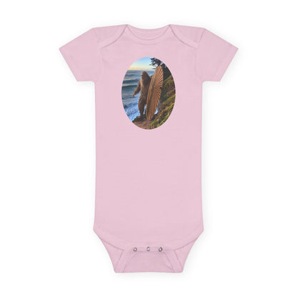 Ventana Real Surfsquatch - Baby Short Sleeve 100% Cotton Onesie