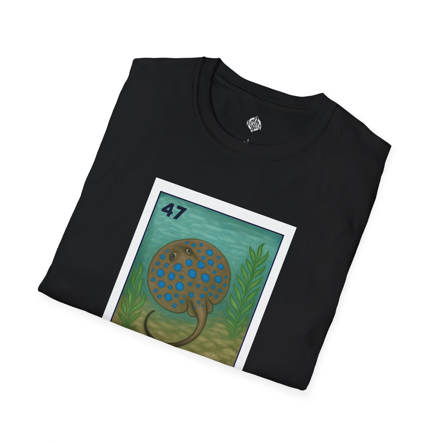 Stingray Lotería Unisex - Soft Style U.S. Cotton T-Shirt (La Raya Venenosa)