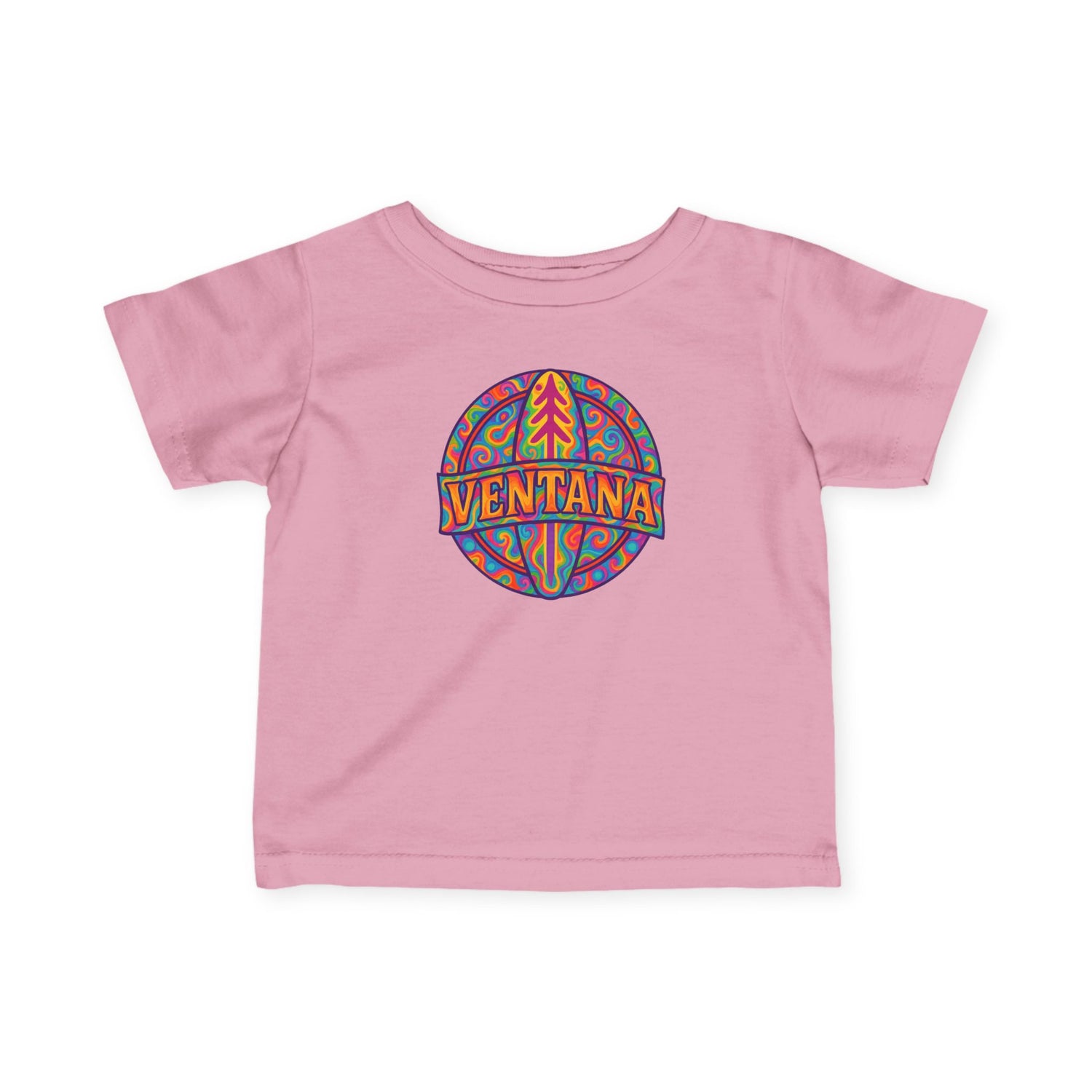 Ventana Psychedelic Treefish Logo - Infant 100% Cotton T-Shirt