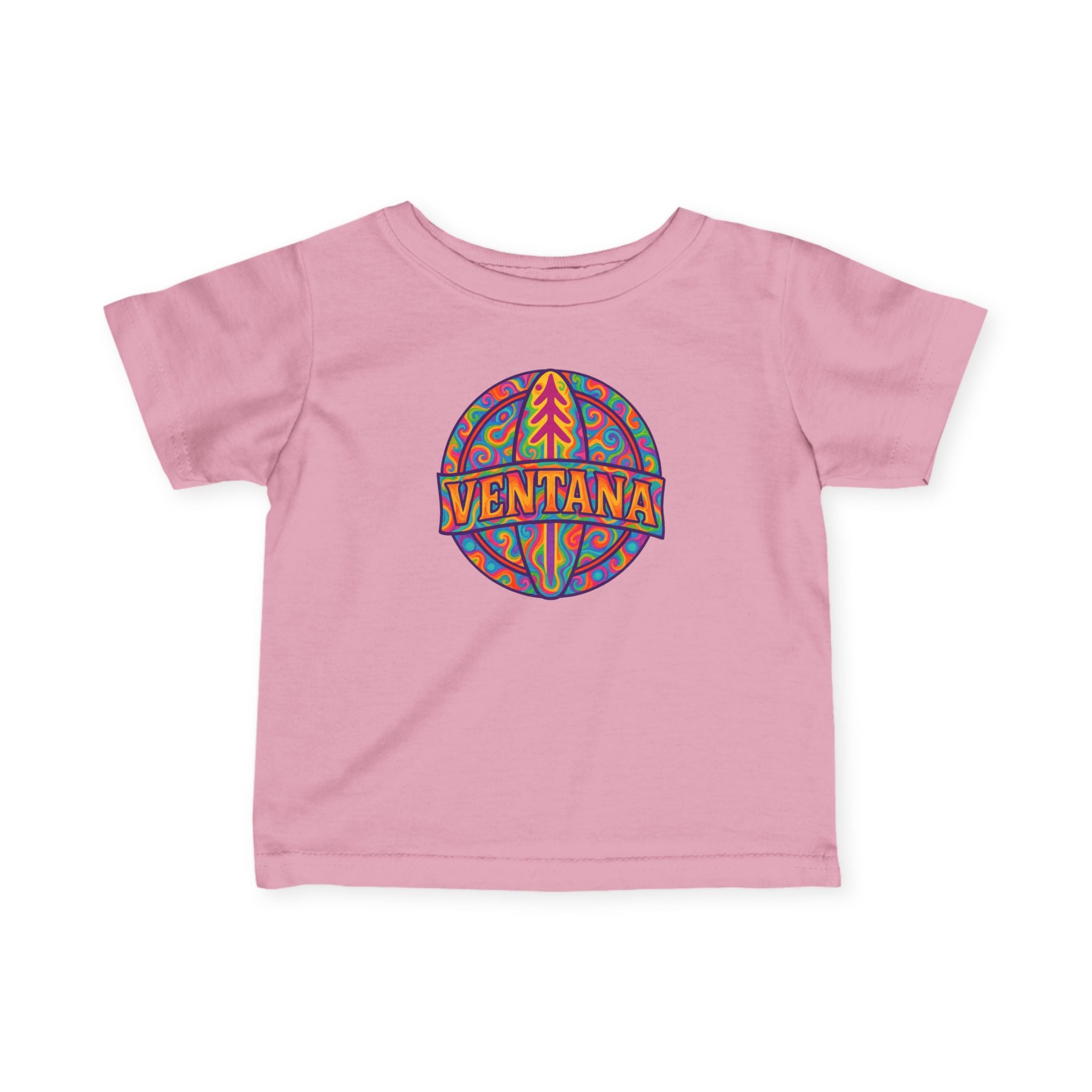 Ventana Psychedelic Treefish Logo - Infant 100% Cotton T-Shirt