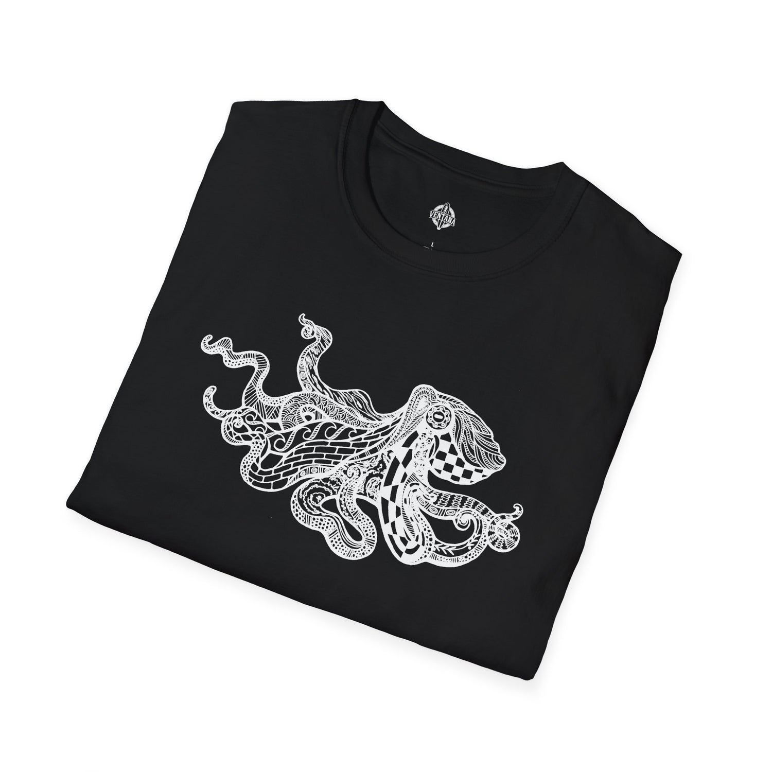 Ventangle Octopus Unisex - Soft Style U.S. Cotton T-Shirt