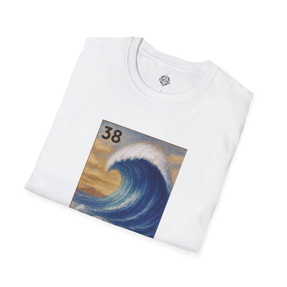 Wave Lotería Unisex - Soft Style U.S. Cotton T-Shirt (La Ola)