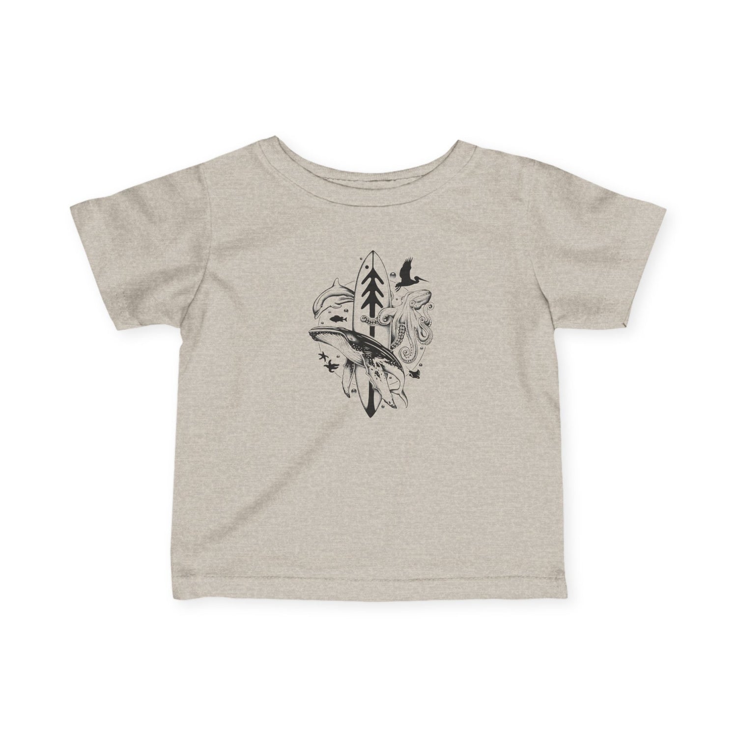 Ventana Monterey Bay by Thiago Bianchini - Infant 100% Cotton T-Shirt