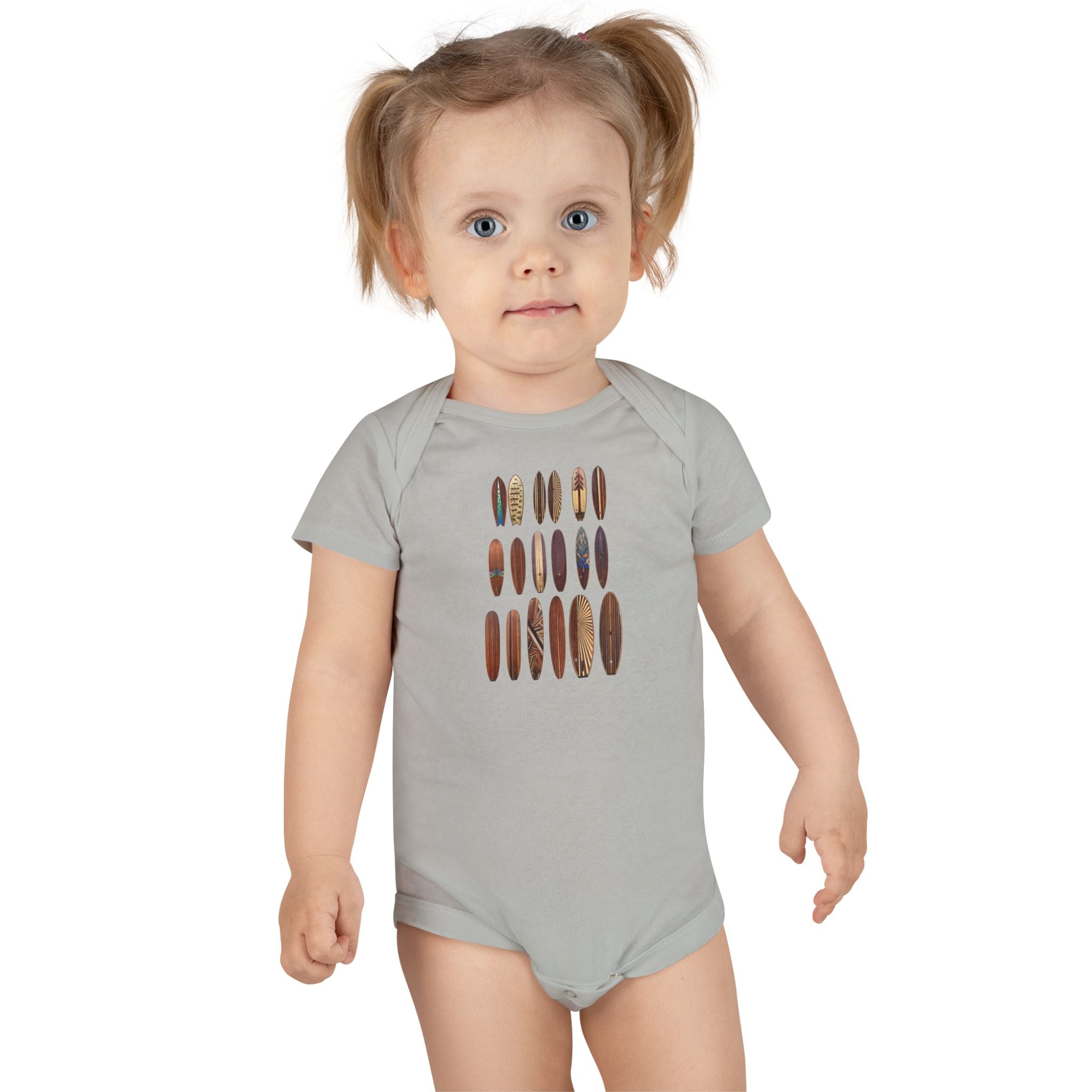 Ventana Wooden Surfboards - Baby Short Sleeve 100% Cotton Onesie