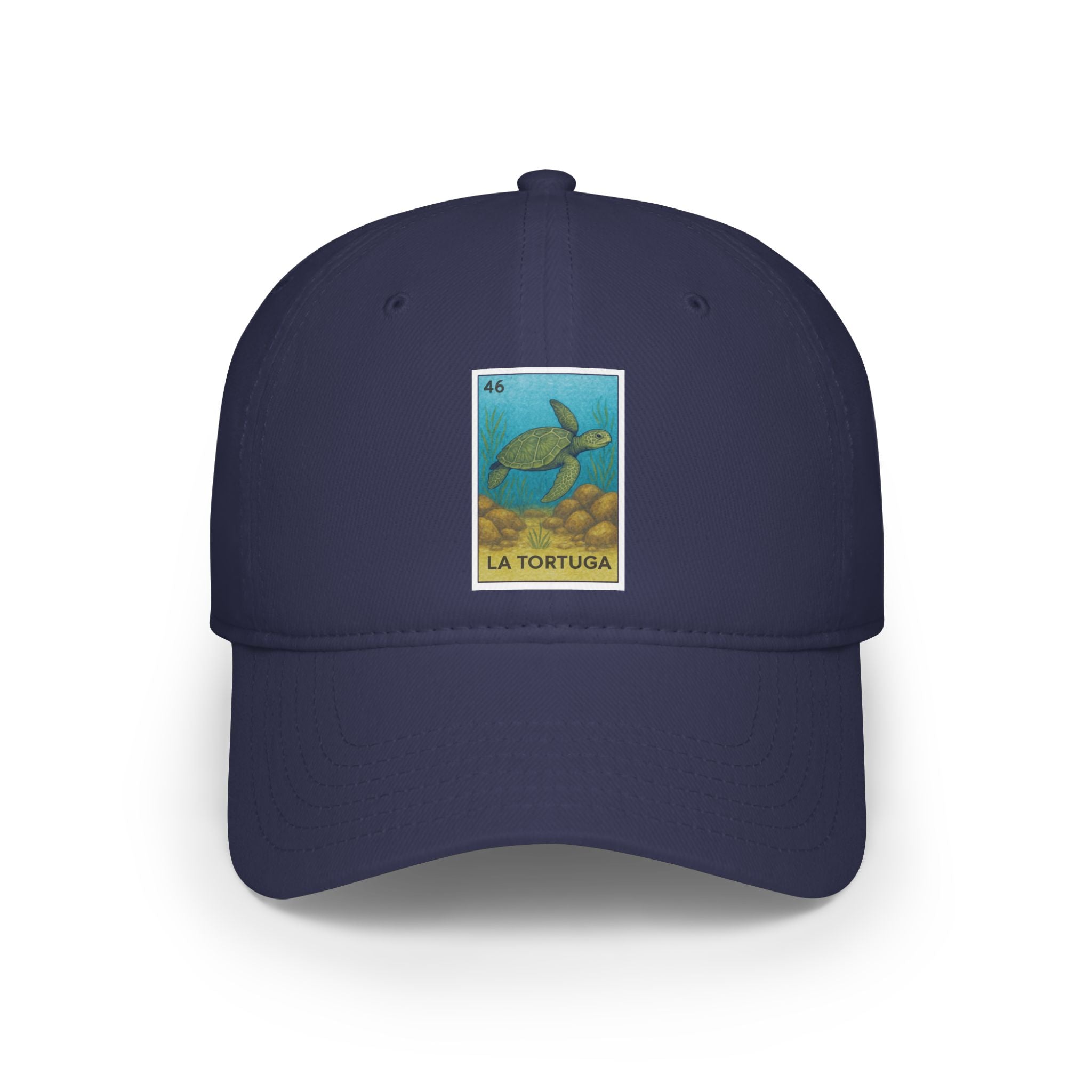 Turtle Lotería Unisex - 100% Cotton Baseball Cap (La Tortuga)
