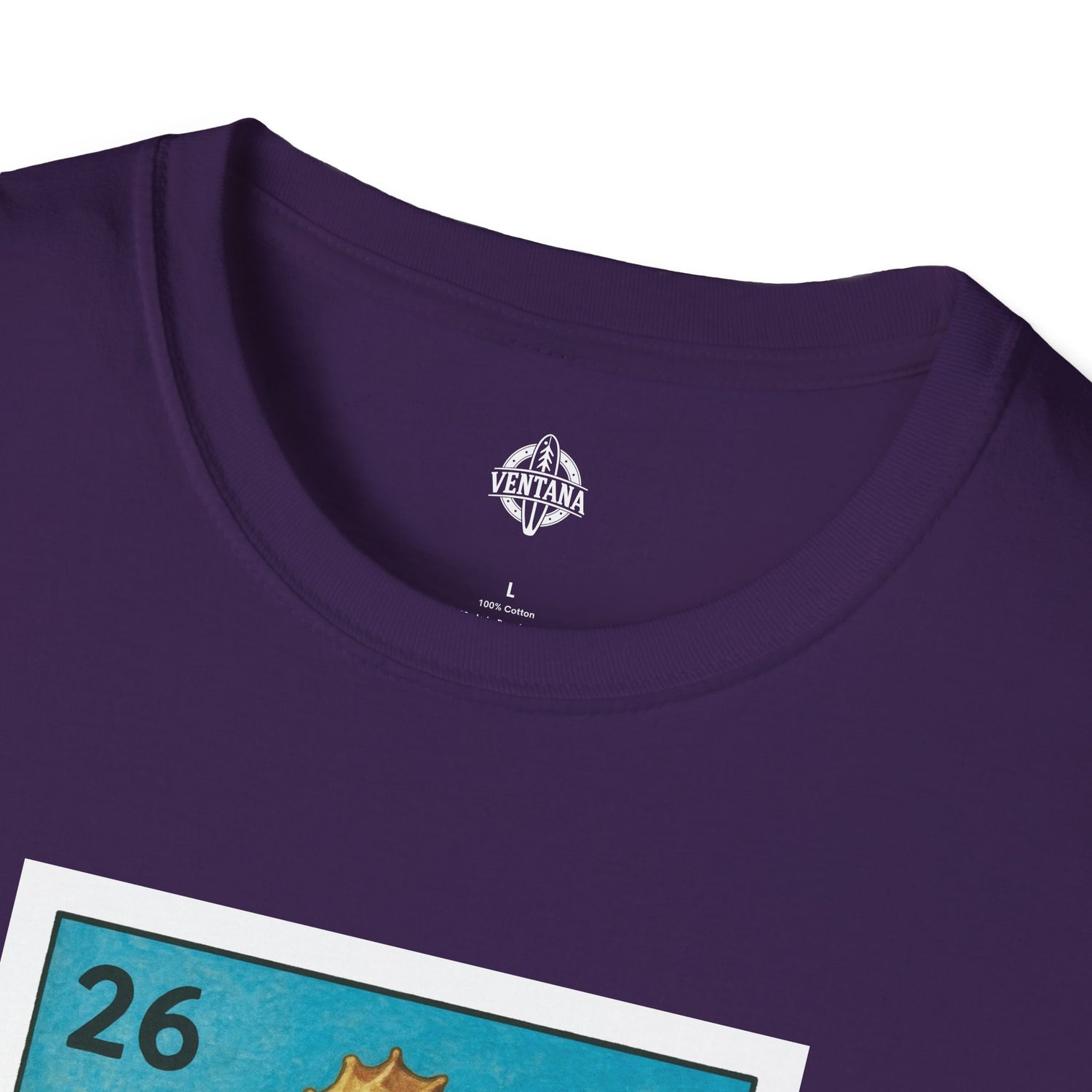 Seahorse Lotería Unisex - Soft Style U.S. Cotton T-Shirt (El Caballito del Mar)