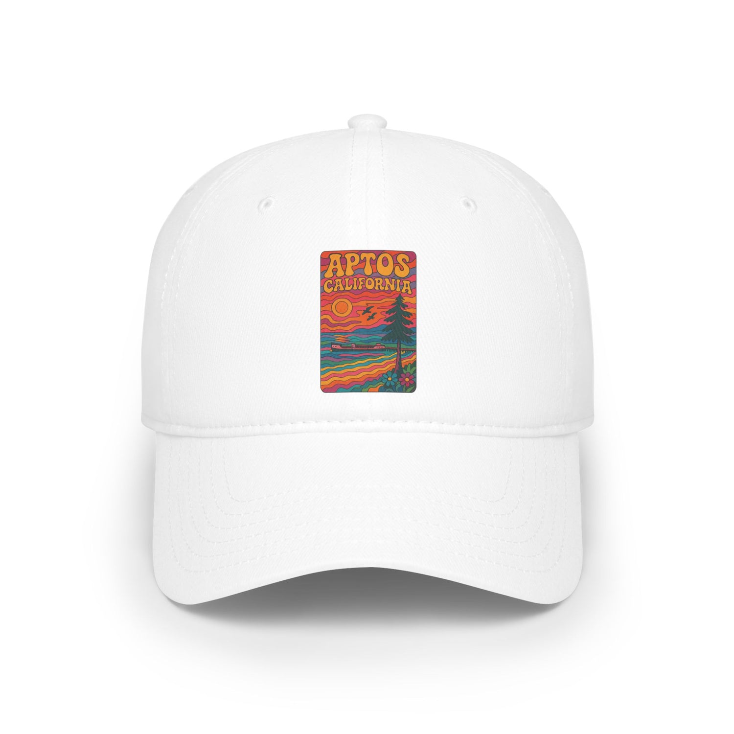 Aptos California Psychedelic - 100% Cotton Baseball Cap