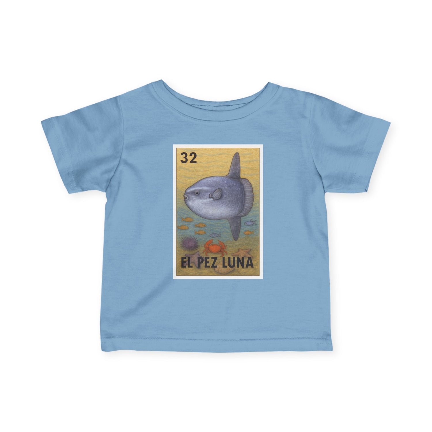 Sunfish Lotería - Infant 100% Cotton T-Shirt (El Pez Luna)