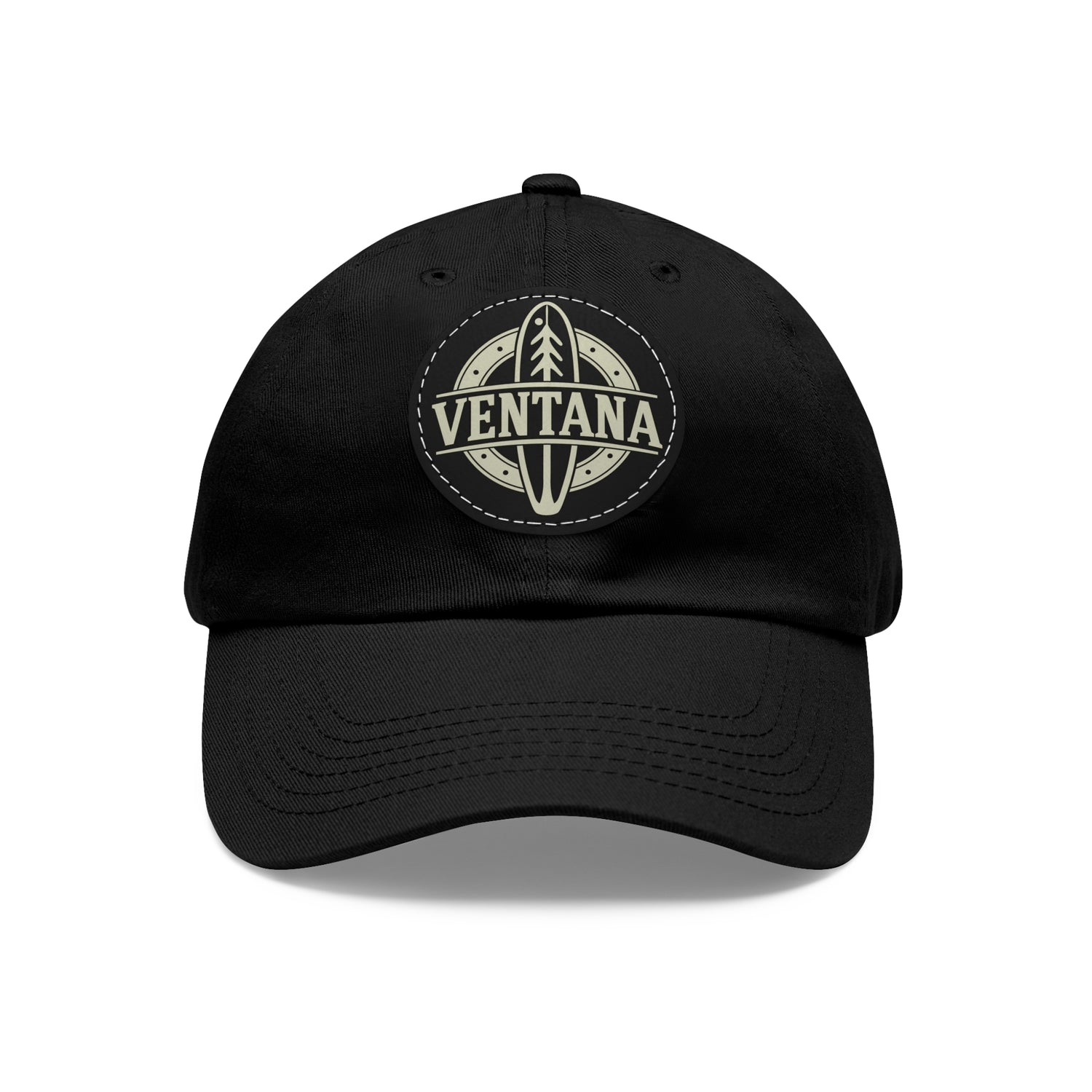 Ventana Treefish Logo Vegan Leather Patch Hat