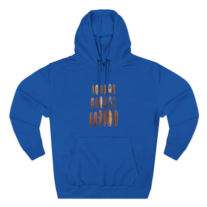 Ventana Wooden Surfboards Unisex - Pull-Over Cotton Blend Fleece Hoodie