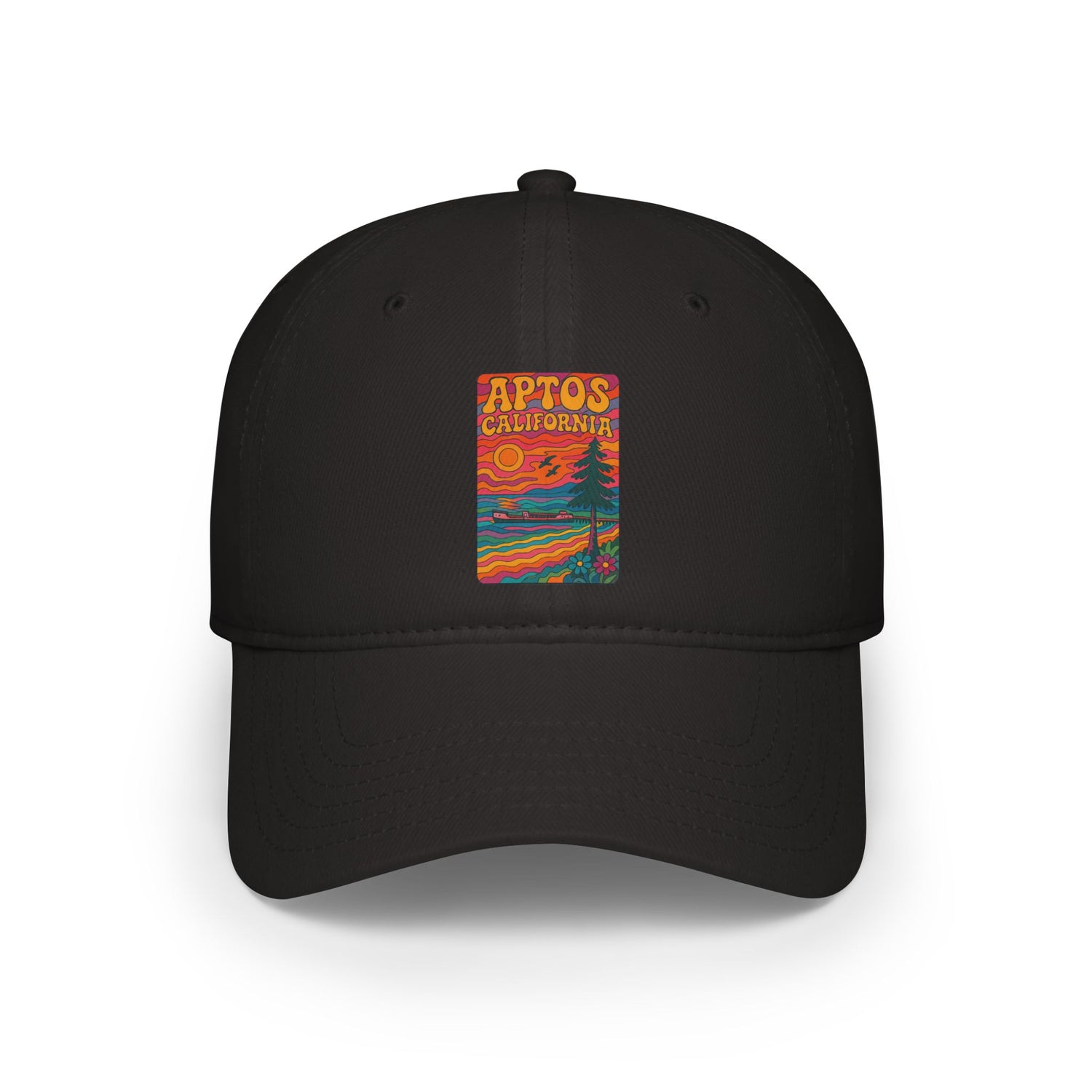 Aptos California Psychedelic - 100% Cotton Baseball Cap