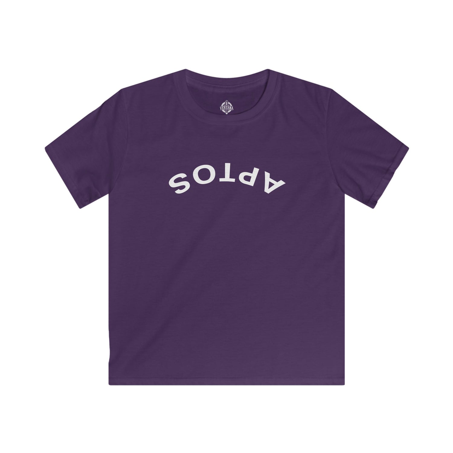 Purple t-shirt with &