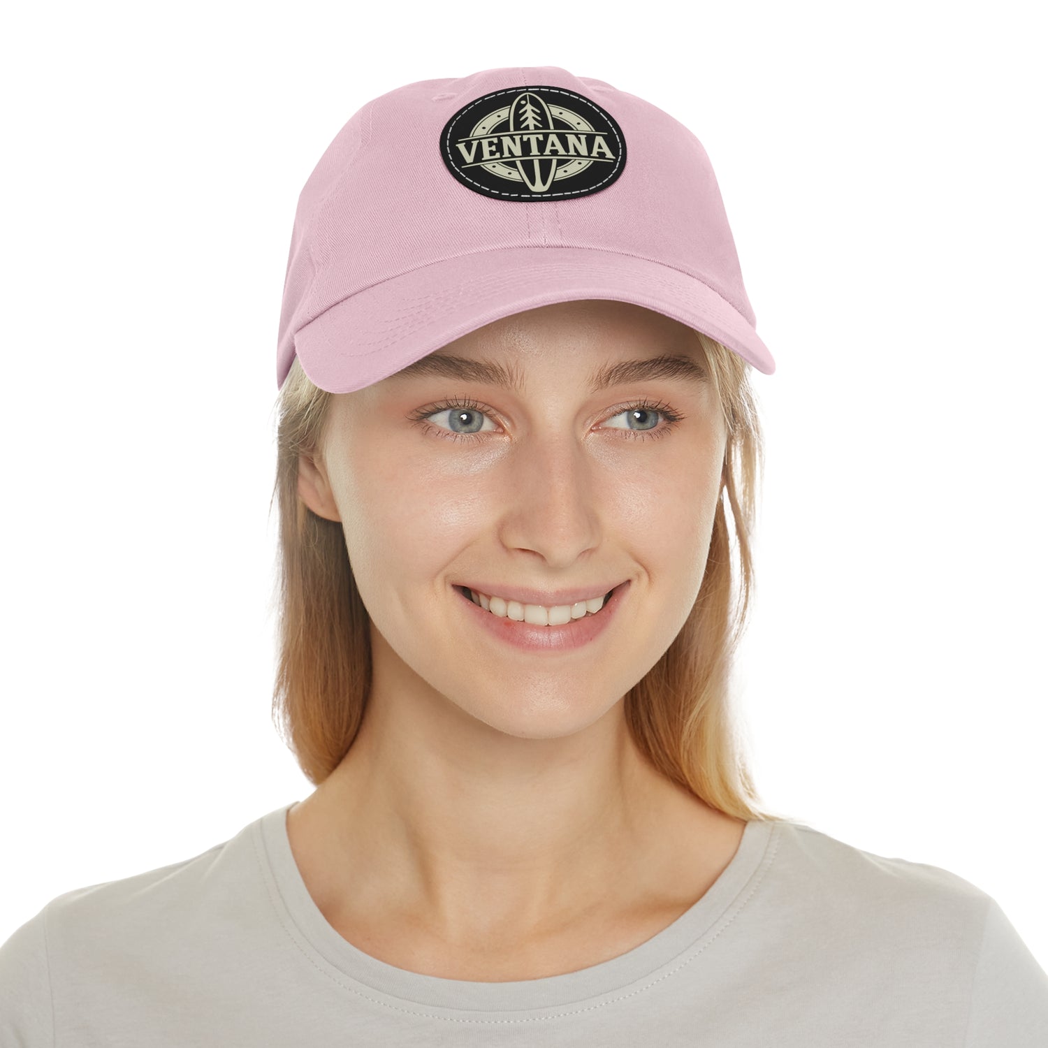 Ventana Treefish Logo Vegan Leather Patch Hat