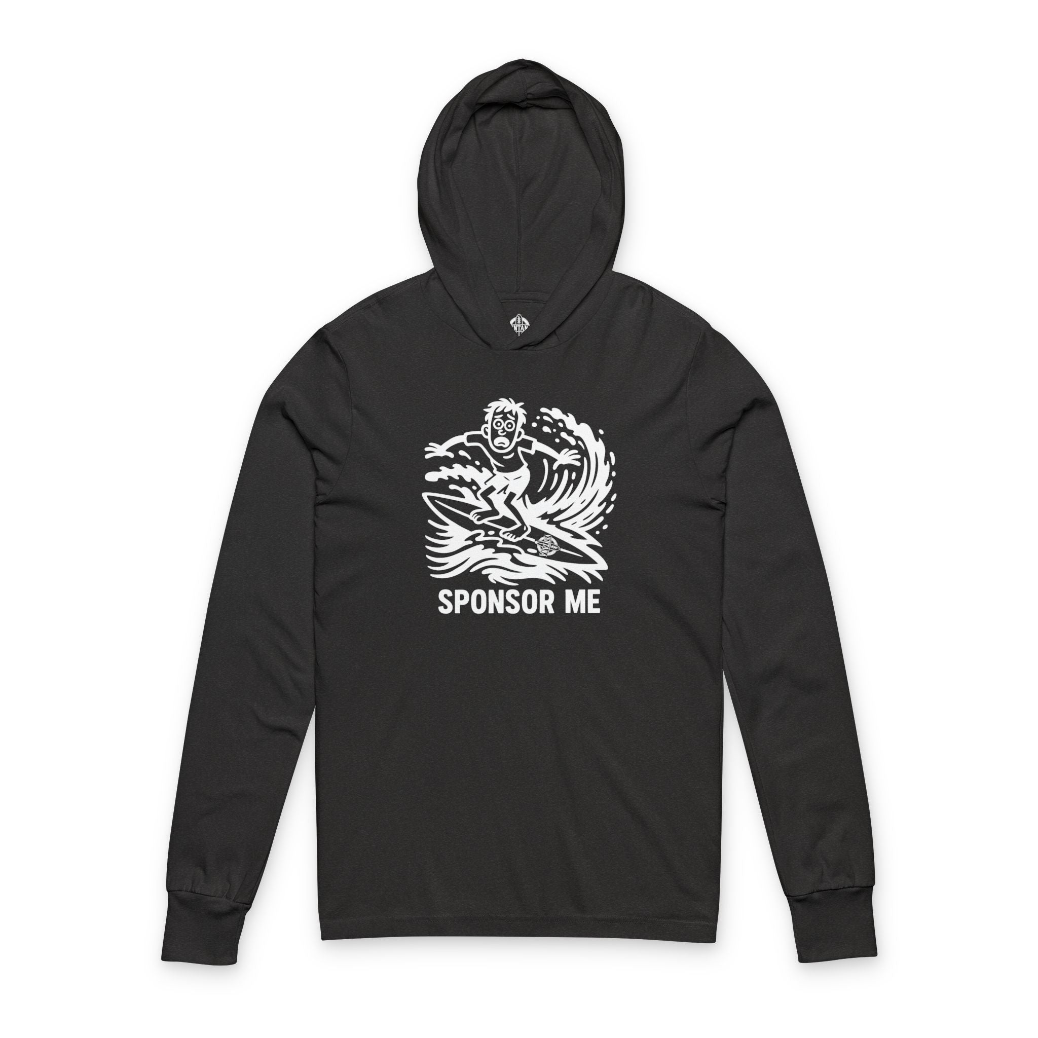 Sponsor Me Unisex - Cotton Hooded Long Sleeve Hooded T-Shirt