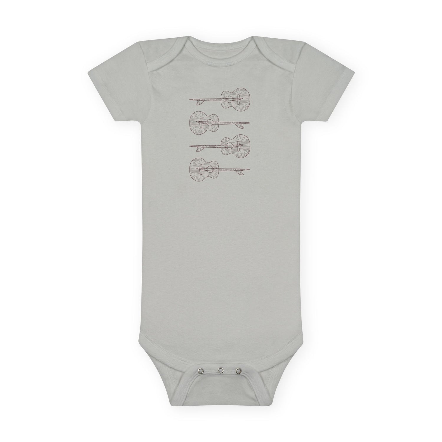 Ventana Santa Cruz Guitar Collab - Baby Short Sleeve 100% Cotton Onesie